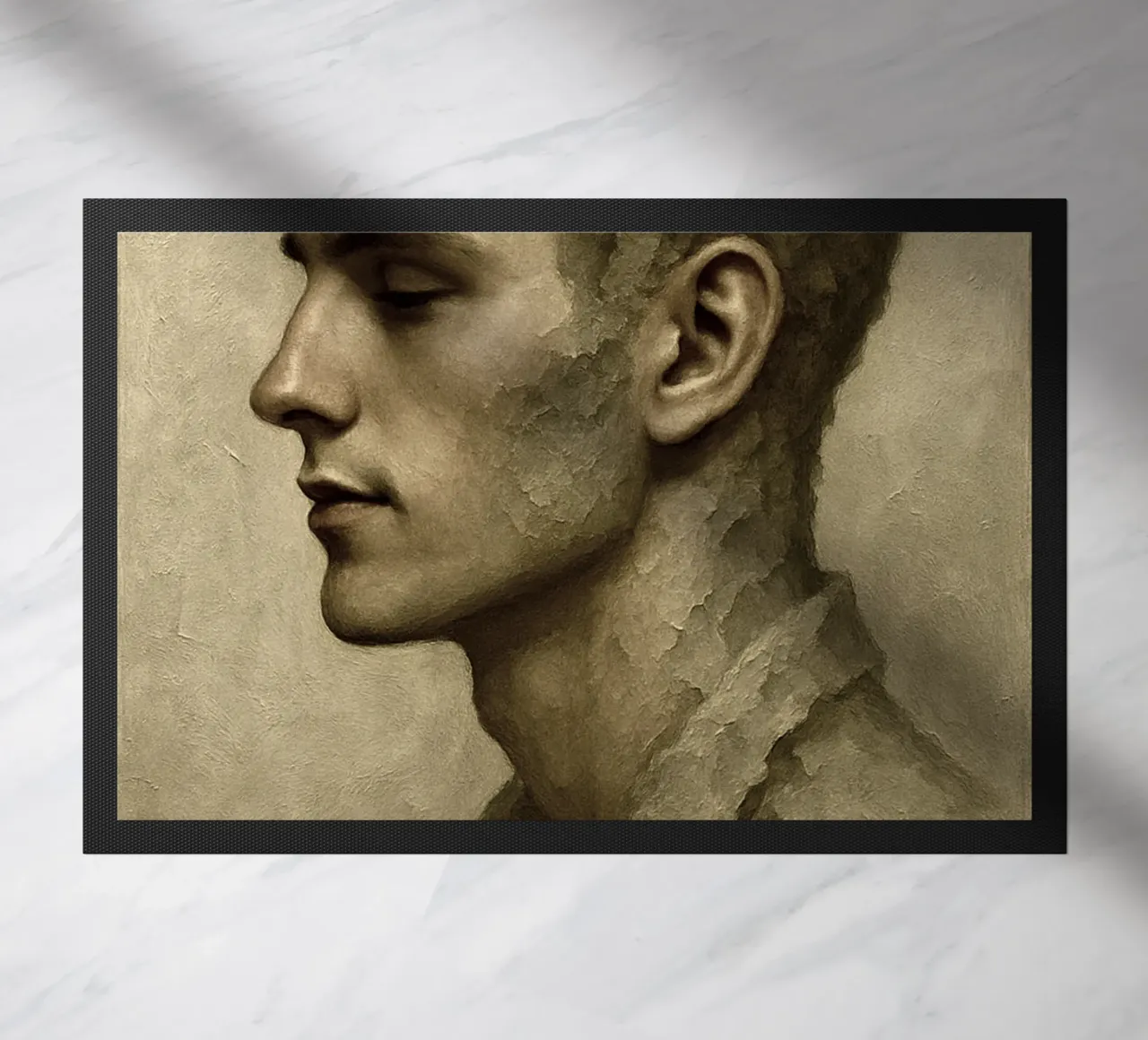 Fading doormat by Frameform