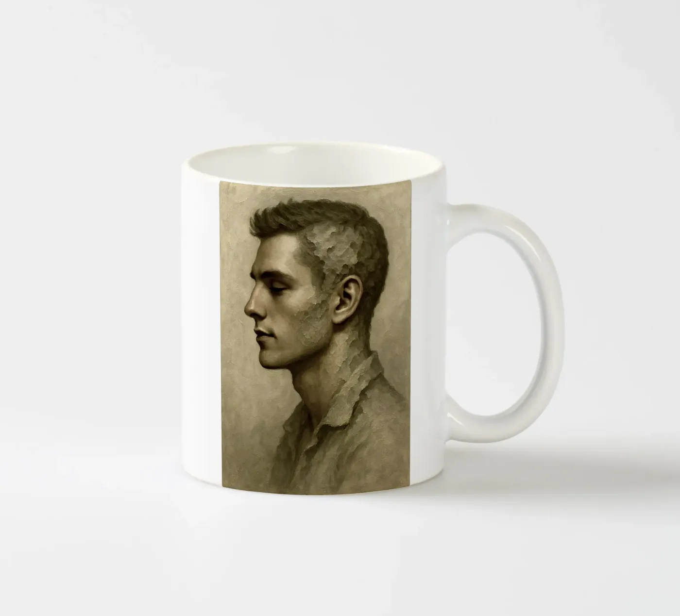 Fading ceramic mug by Frameform