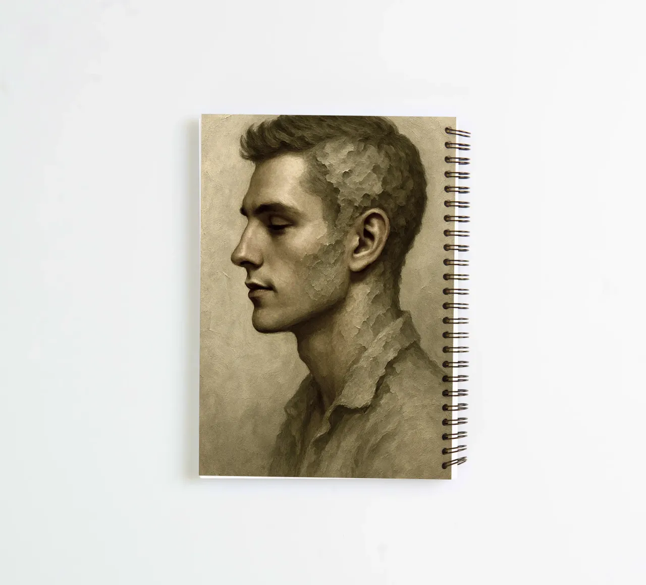 Fading spiral notebook by Frameform