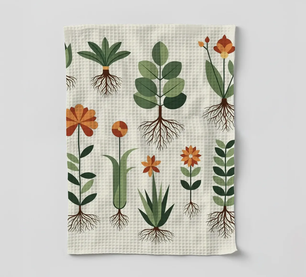 Floral bauhaus #014: Rooted Botanical Study canovaccio da cucina da Zen Design