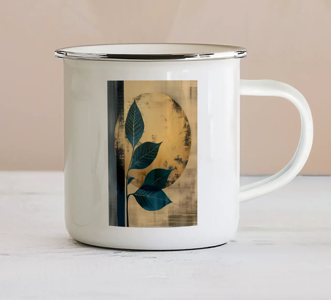 Arte da parete di Imagine tazza in smalto da Imagine