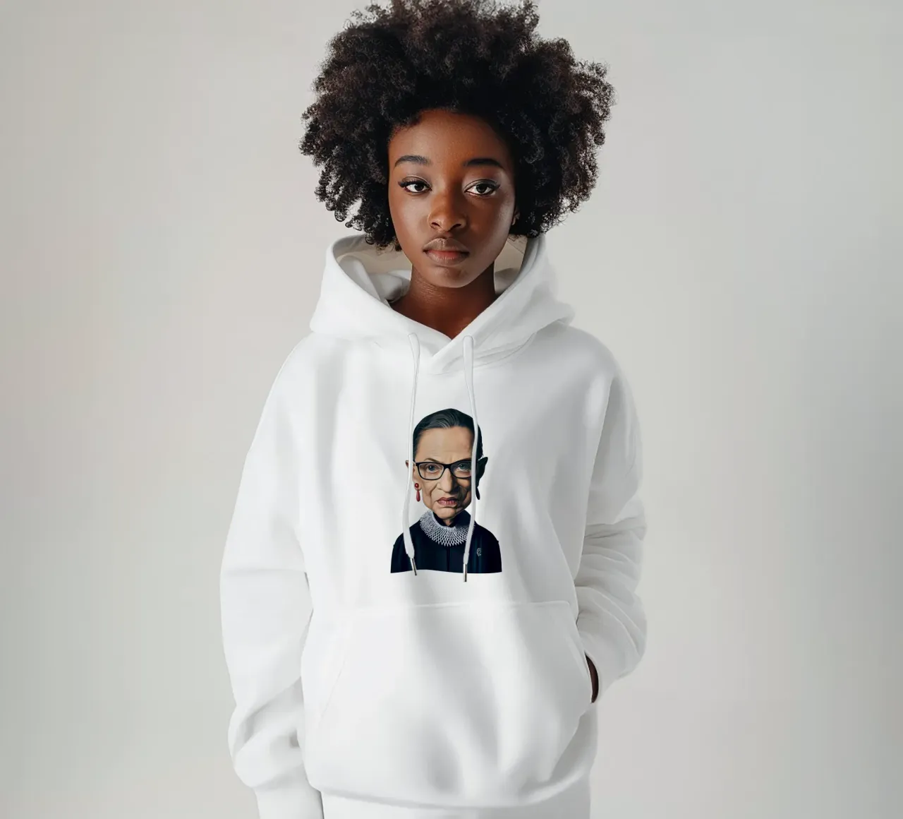 Ruth Bader Ginsburg felpa con cappuccio da Rob Art | Illustration