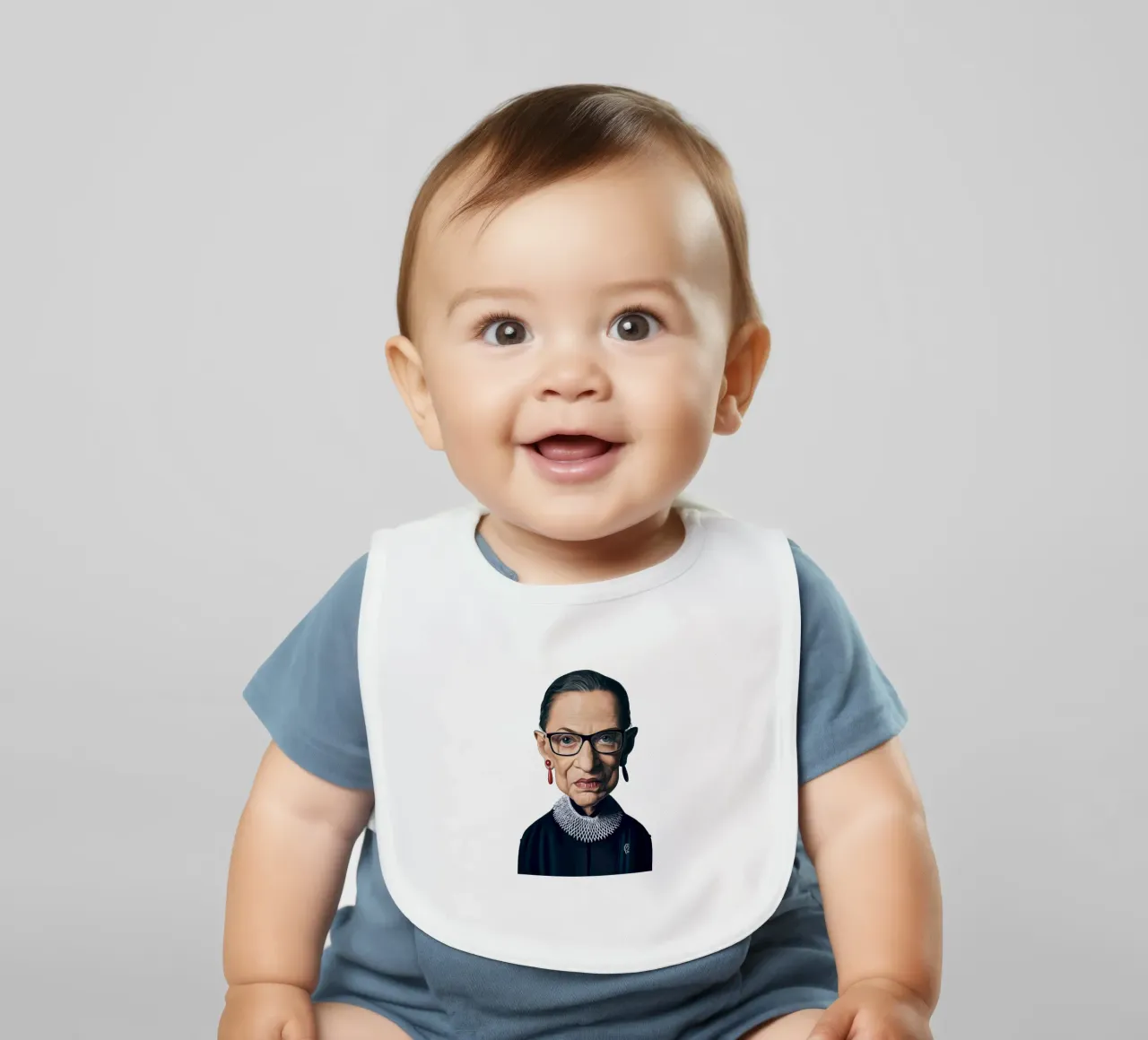 Ruth Bader Ginsburg bavaglino da Rob Art | Illustration