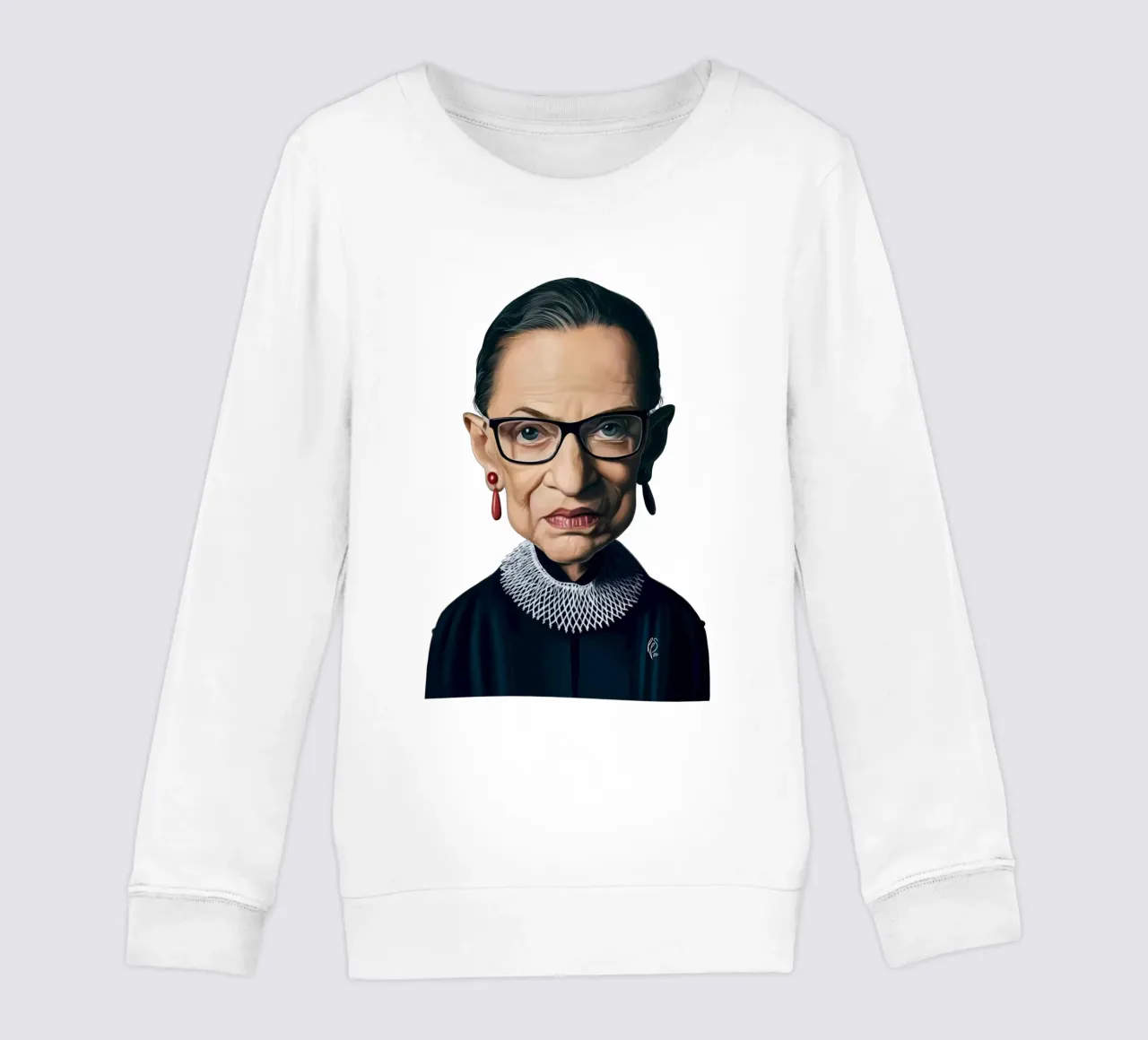 Ruth Bader Ginsburg felpa bambino da Rob Art | Illustration