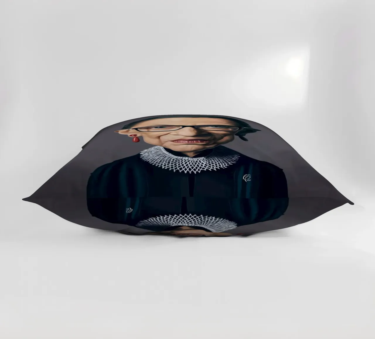 Ruth Bader Ginsburg cuscino da Rob Art | Illustration