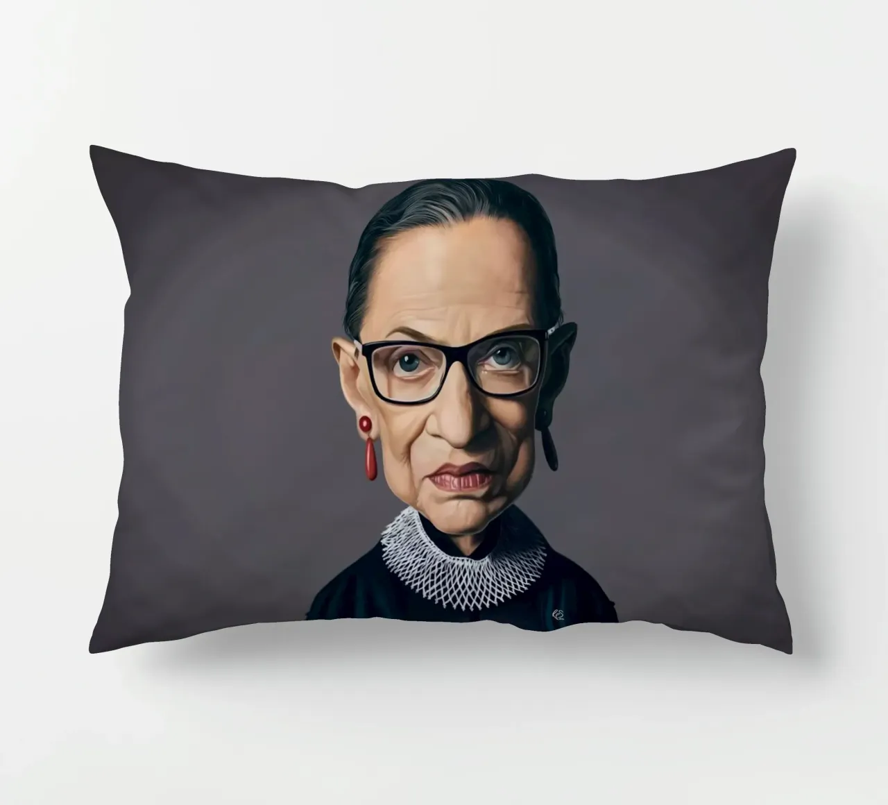 Ruth Bader Ginsburg cuscino da Rob Art | Illustration