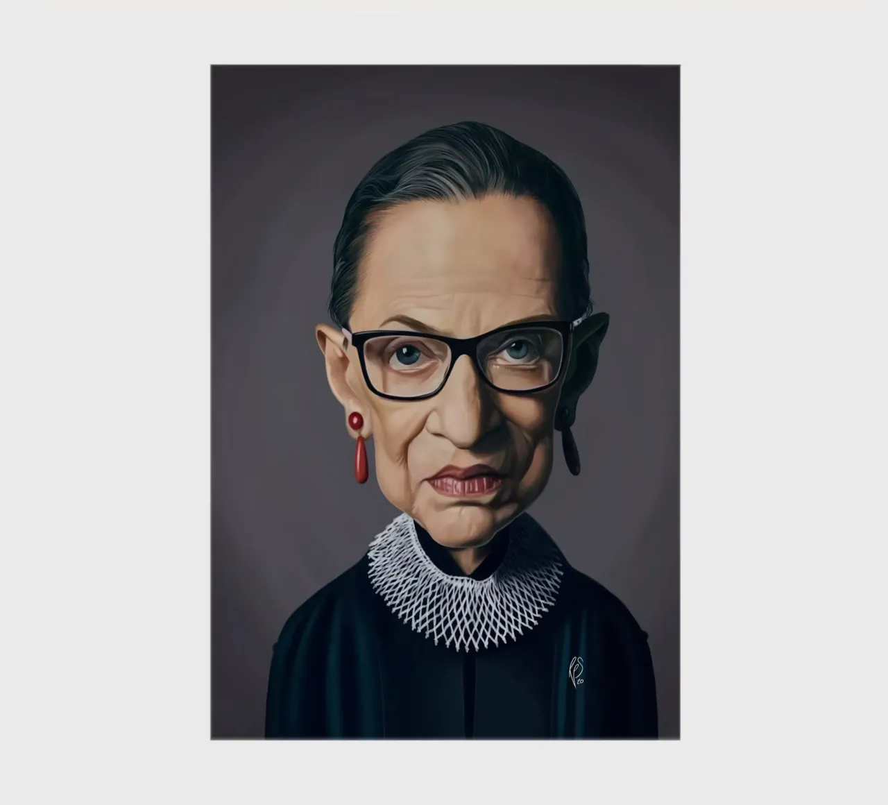 Ruth Bader Ginsburg diario da Rob Art | Illustration