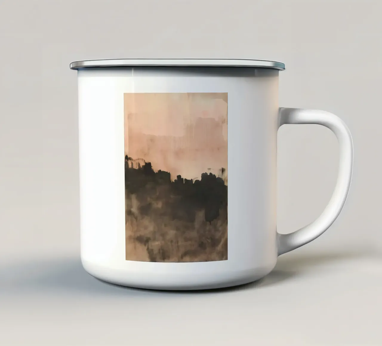 Arte da parete di Imagine tazza in smalto da Imagine