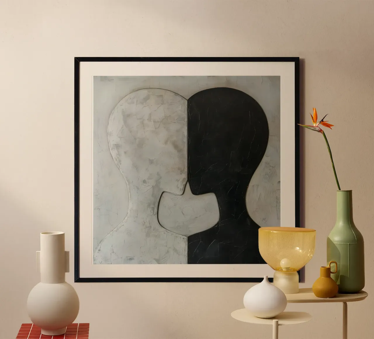 Arte da parete di Imagine poster con telaio in alluminio da Imagine