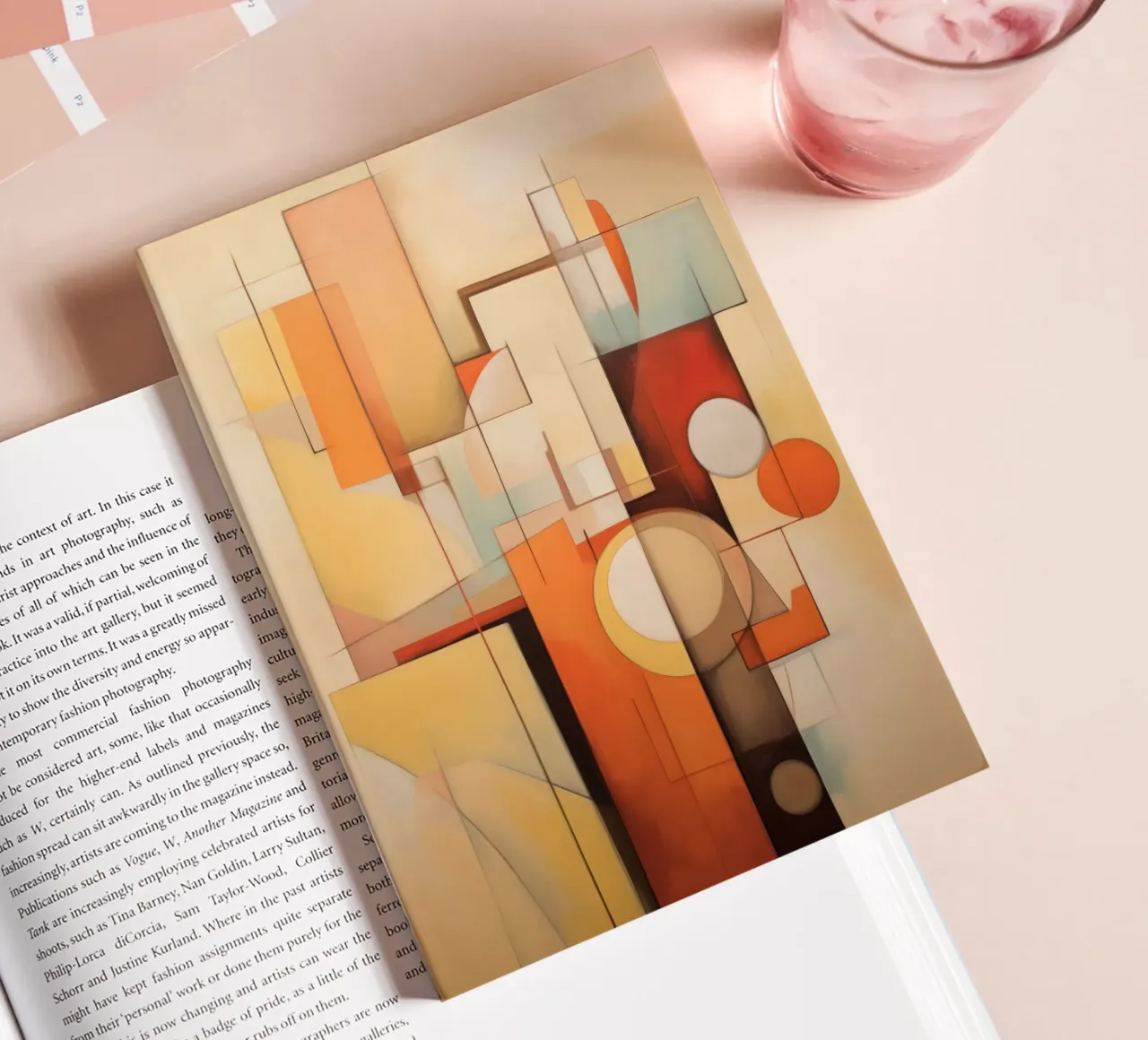 Formes abstraites carnet de notes de Imagine