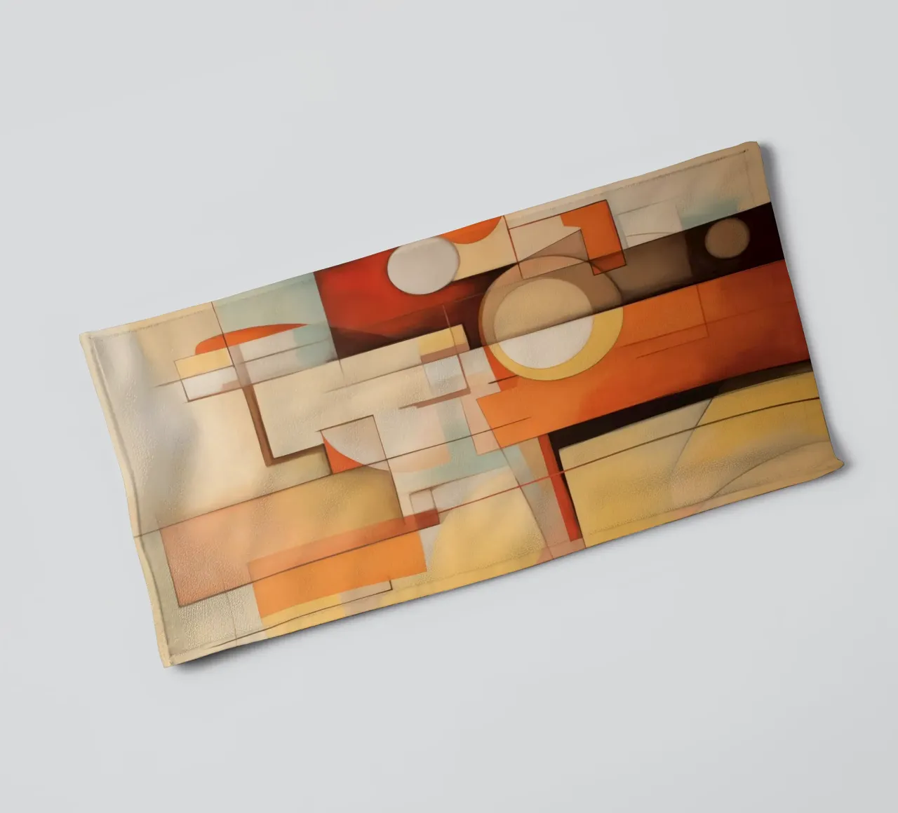 Abstracte vormen badhanddoek van Imagine