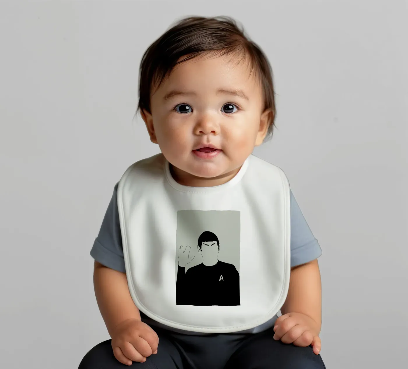 Spock baby slabbetje van Naxart