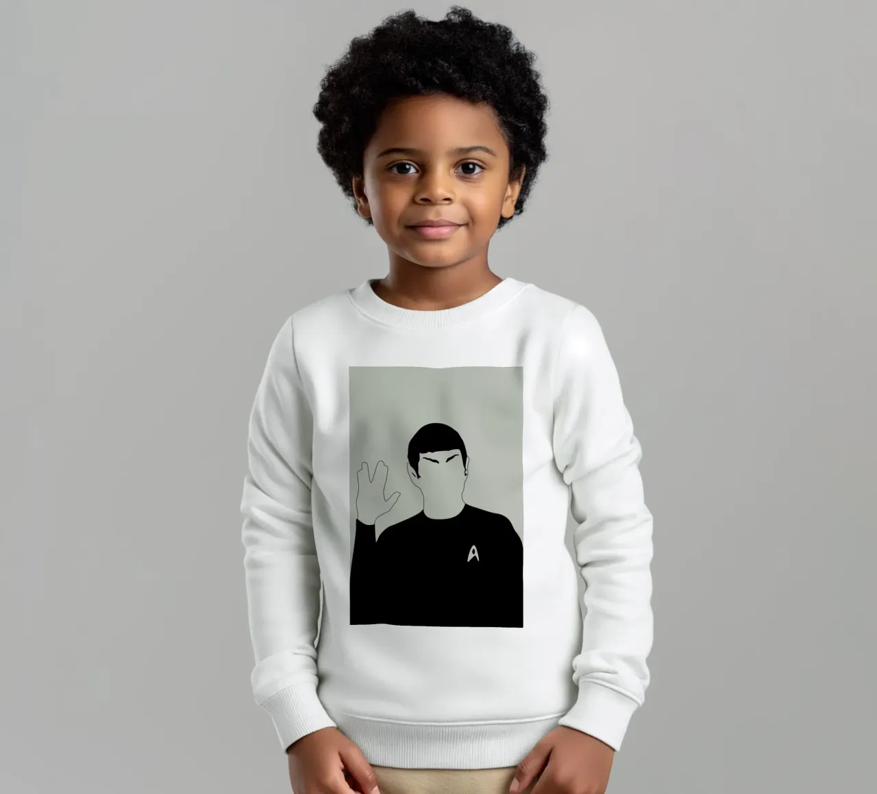 Spock felpa bambino da Naxart