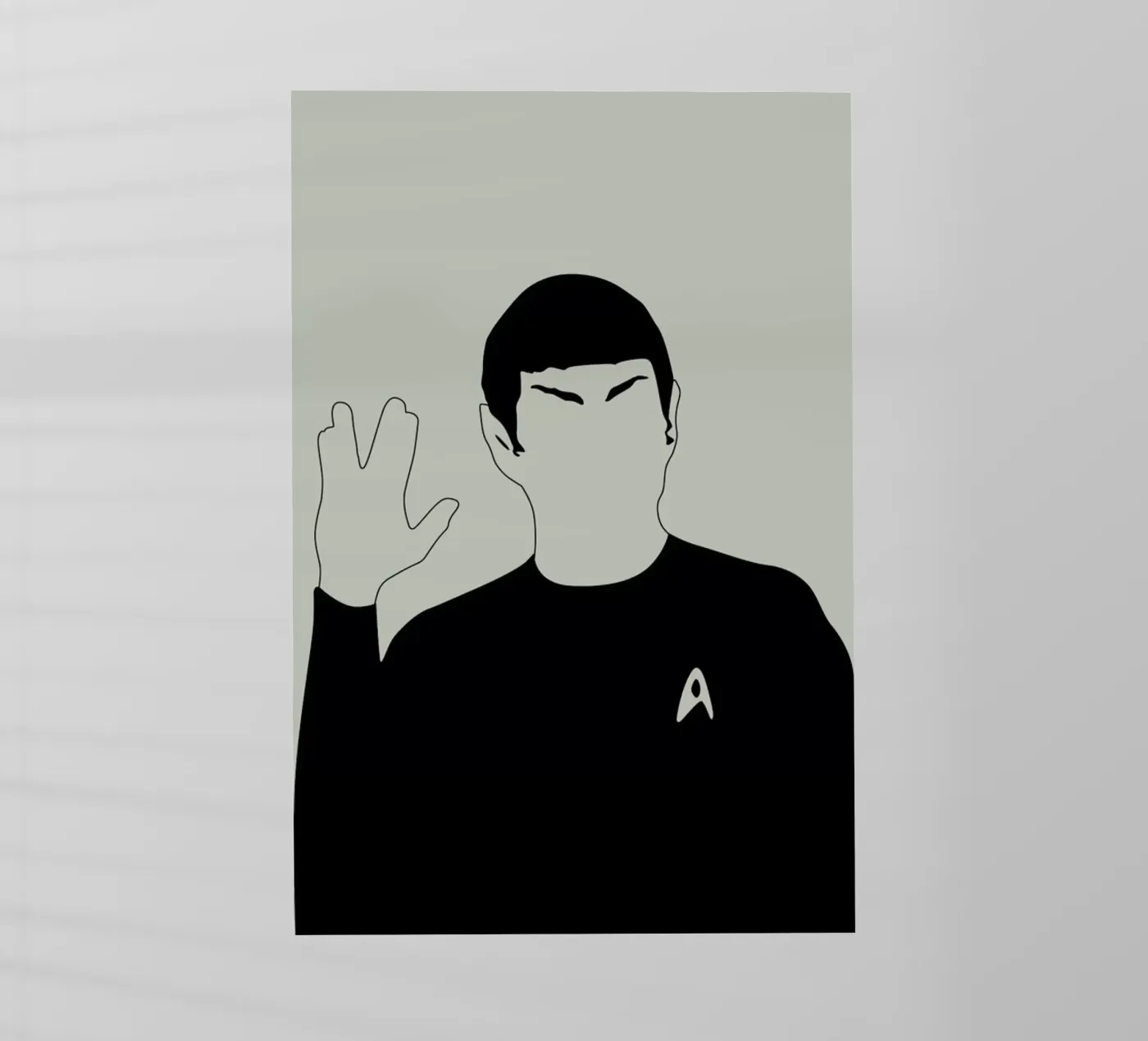 Spock pellicola backlit da Naxart