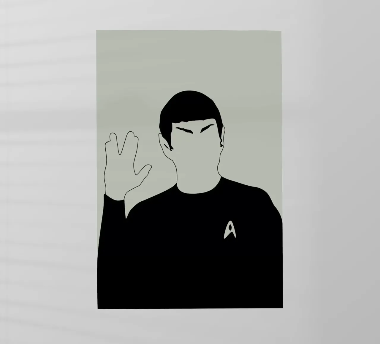 Spock pellicola backlit da Naxart