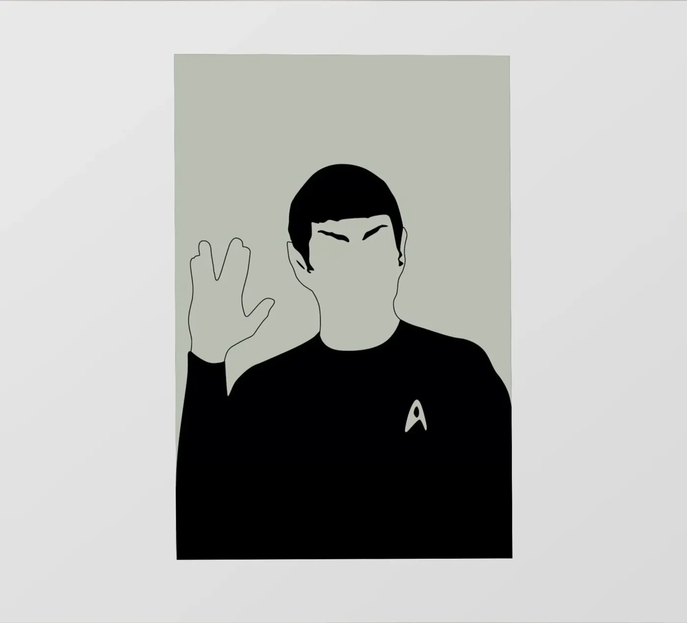 Spock pellicola backlit da Naxart