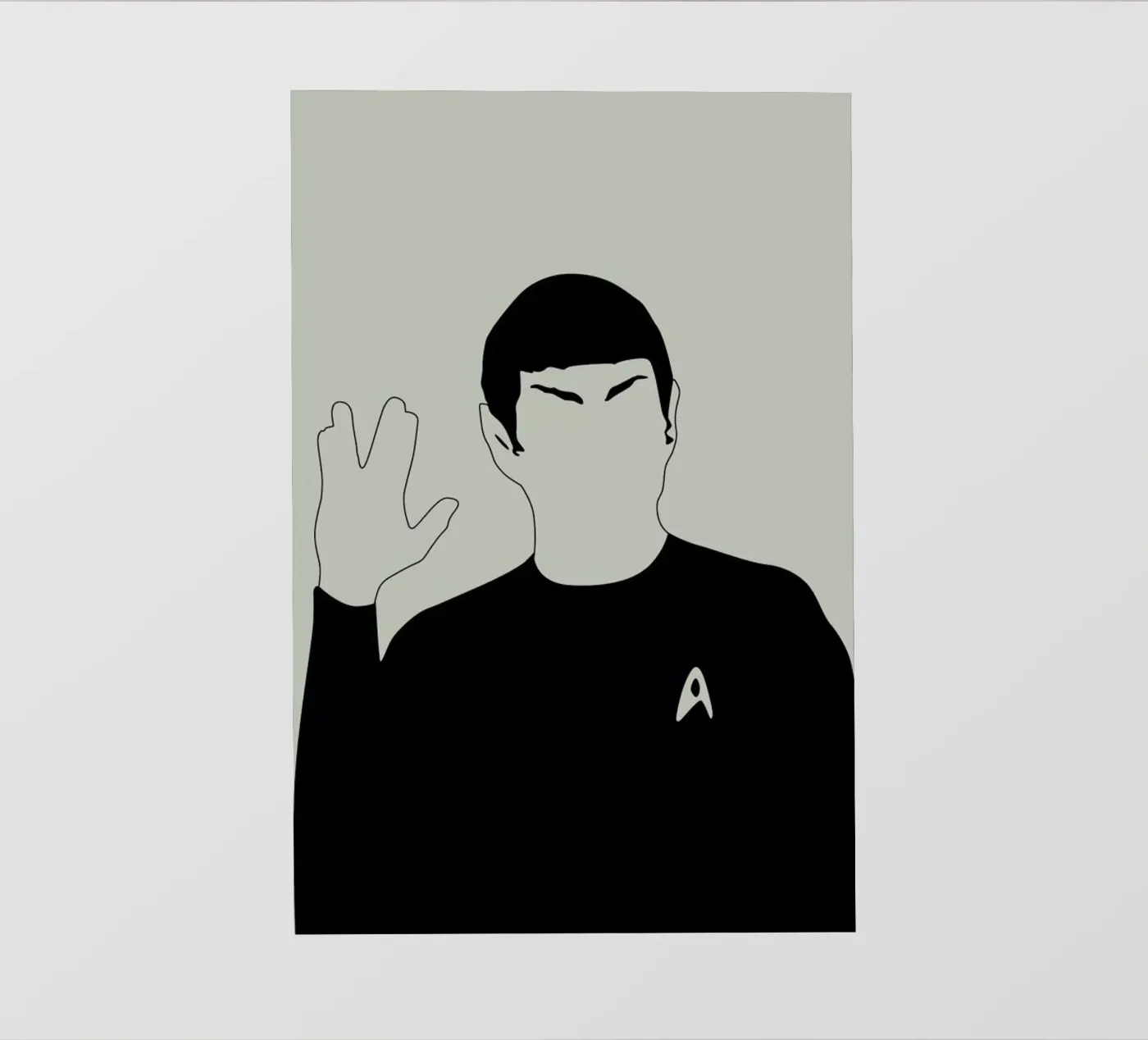 Spock pellicola backlit da Naxart