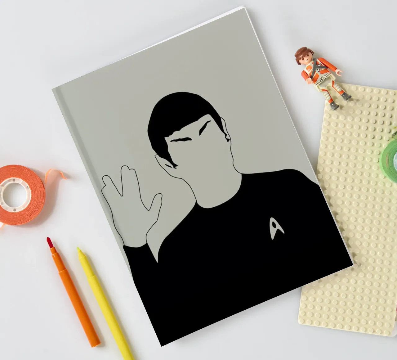 Spock notebook by Naxart