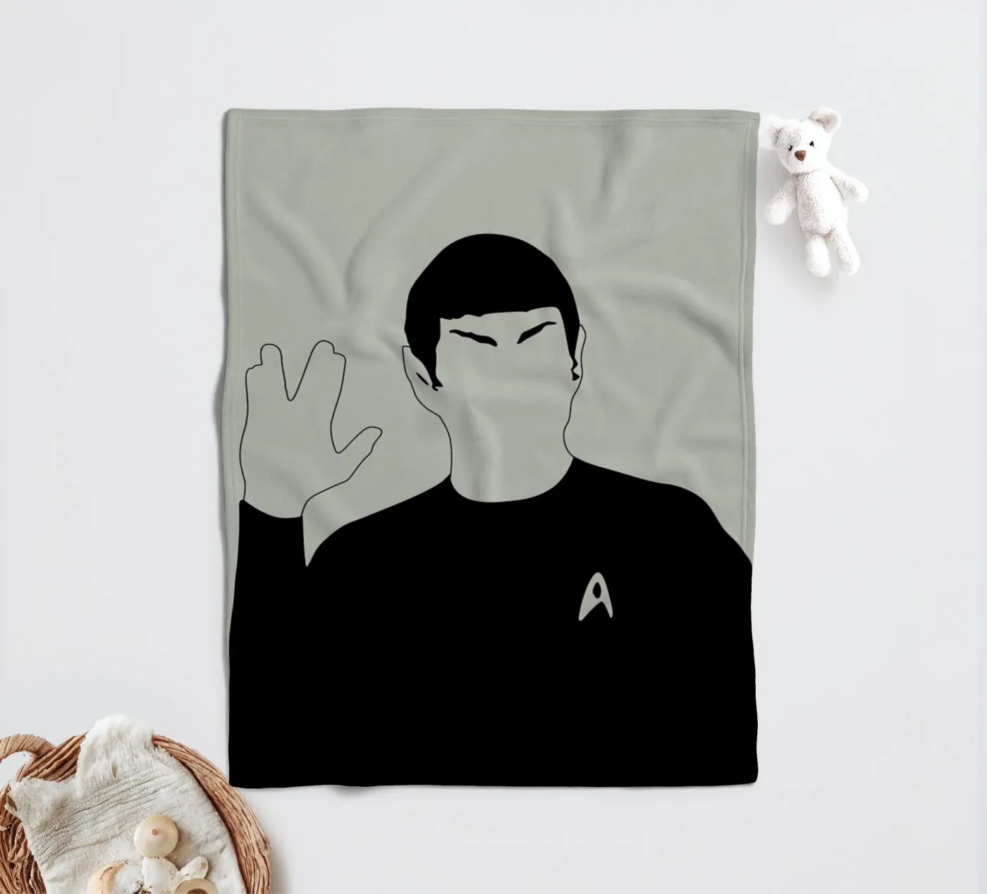 Spock fleecedeken van Naxart