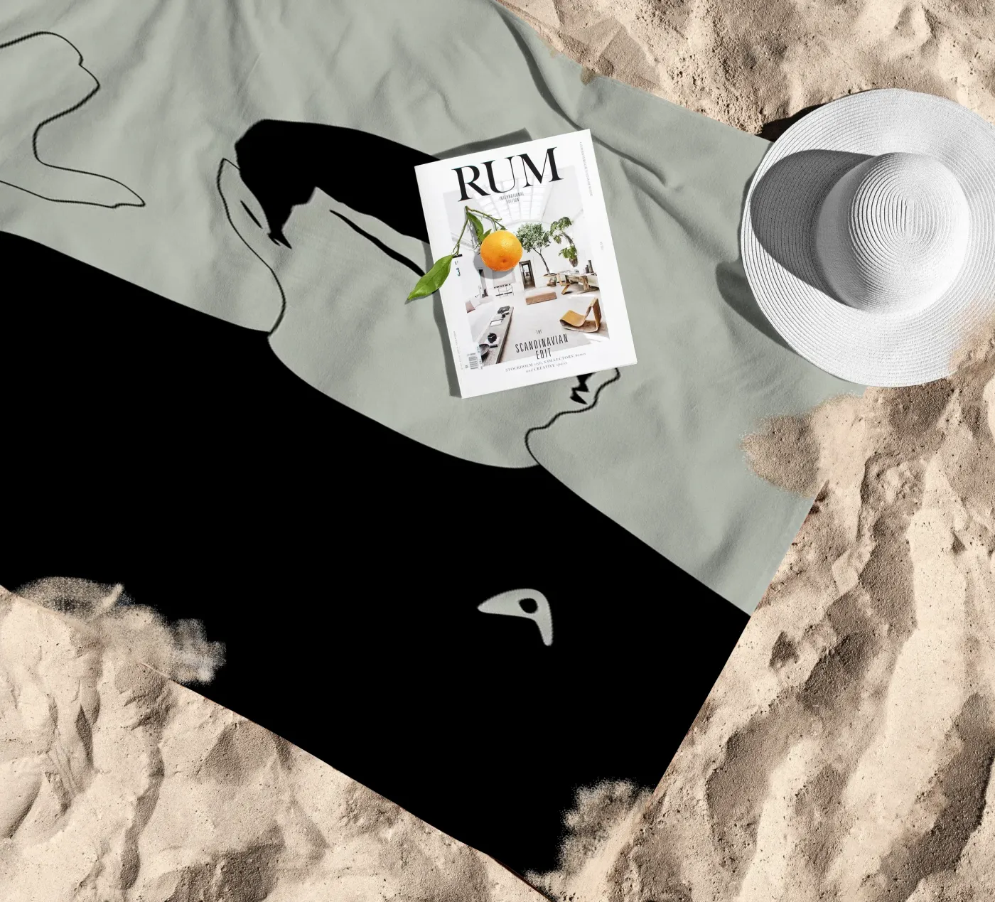 Spock beach towel by Naxart