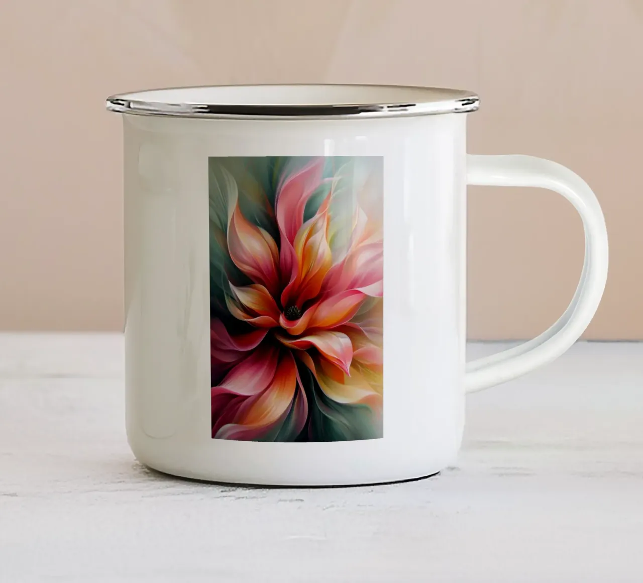 Arte da parete di Imagine tazza in smalto da Imagine