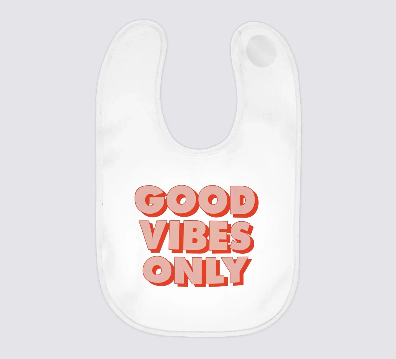 Solo buone vibrazioni bavaglino da THE MOTIVATED TYPE