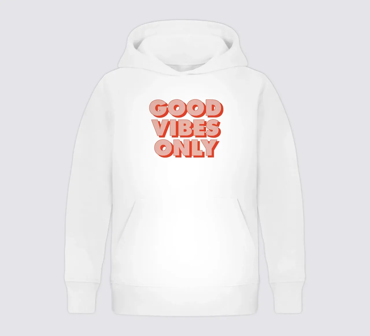 Solo buone vibrazioni felpa bambino con cappuccio da THE MOTIVATED TYPE