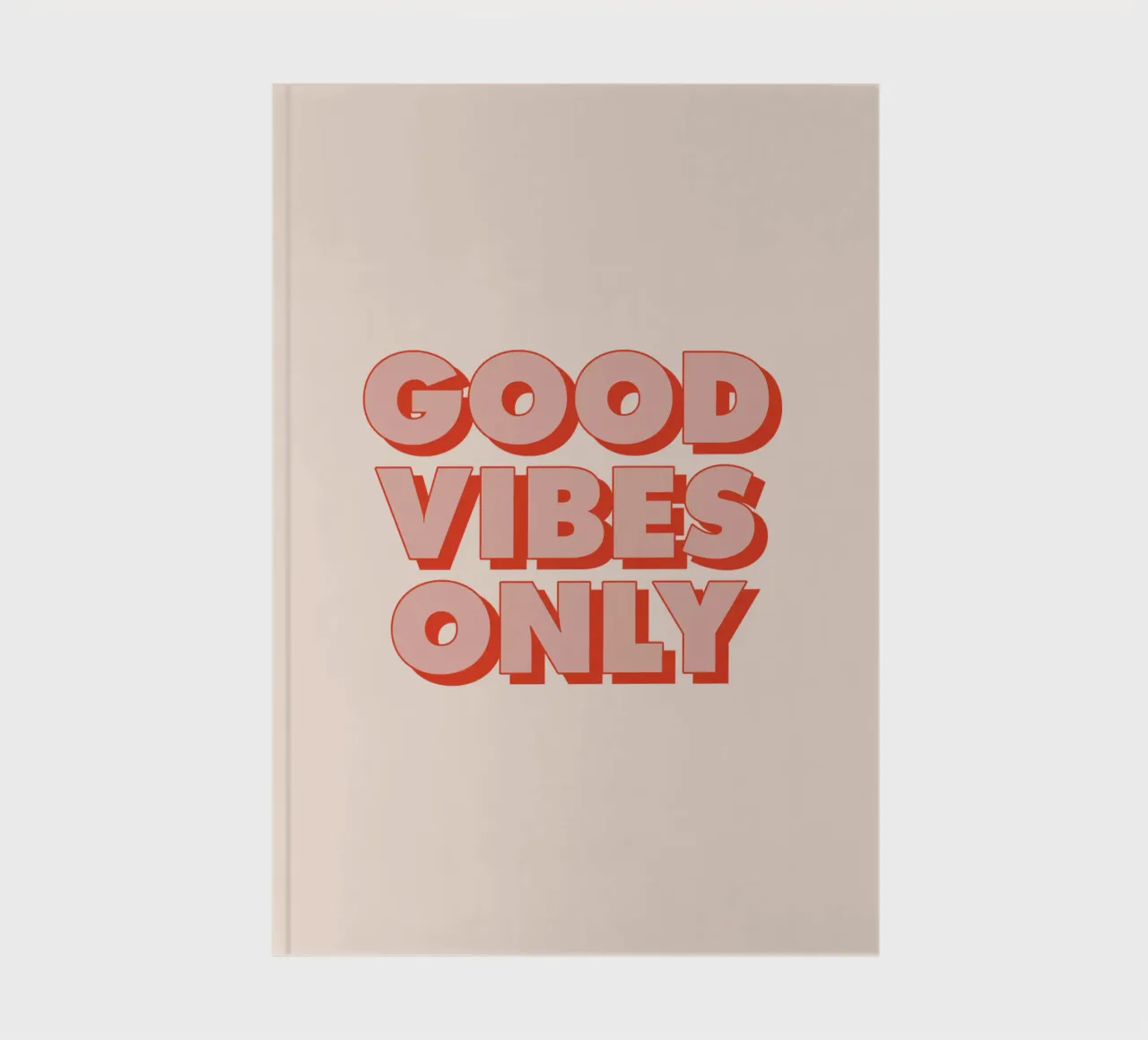 Good Vibes Only notebook by THE MOTIVATED TYPE