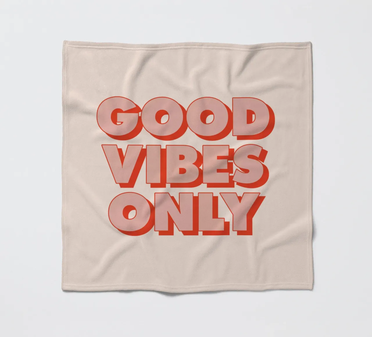 Solo buone vibrazioni coperta in pile da THE MOTIVATED TYPE