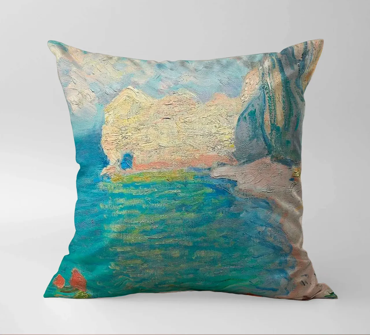 pittura di vedute panoramiche claude monet cuscino da belong shop