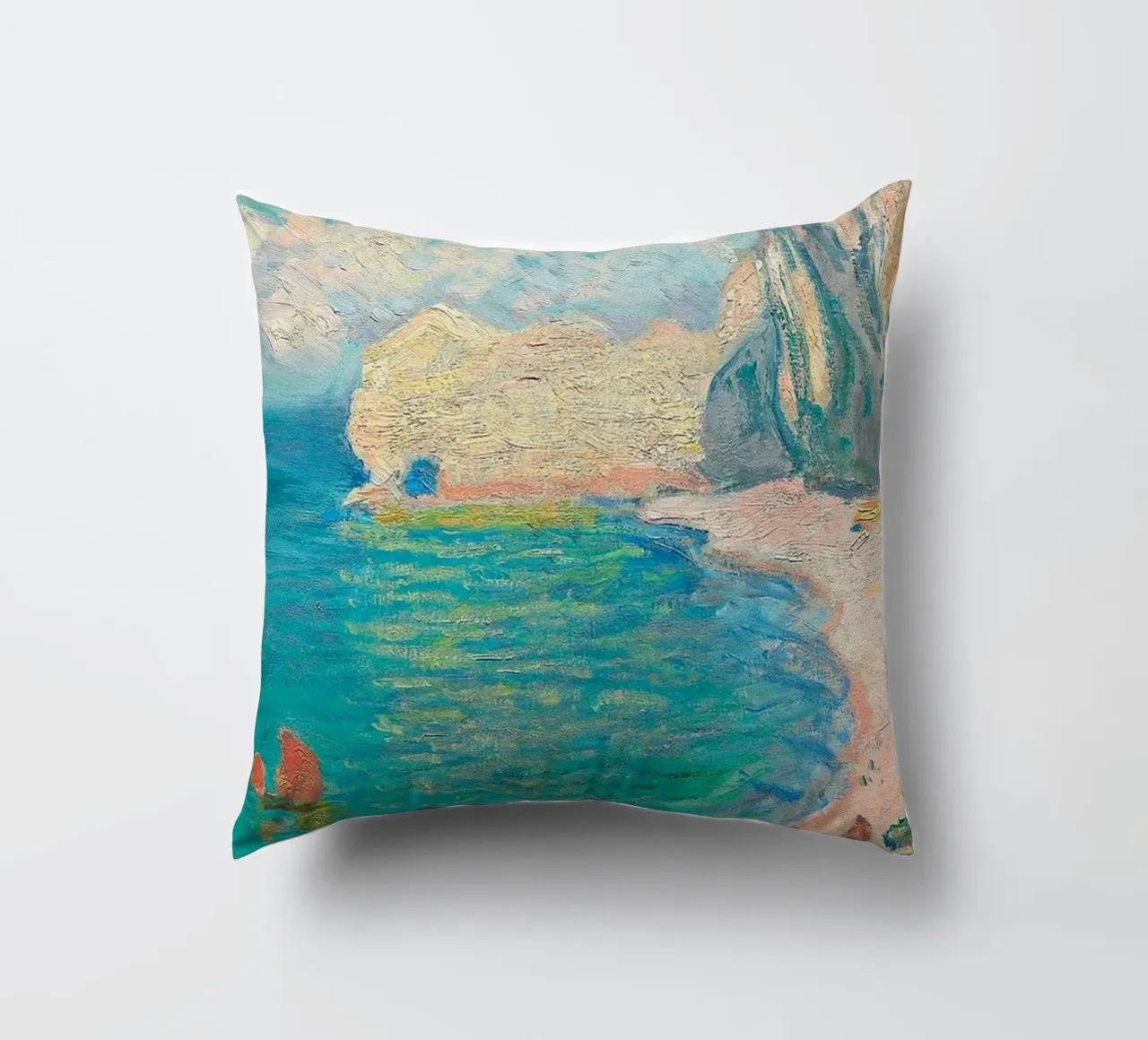 pittura di vedute panoramiche claude monet cuscino da belong shop
