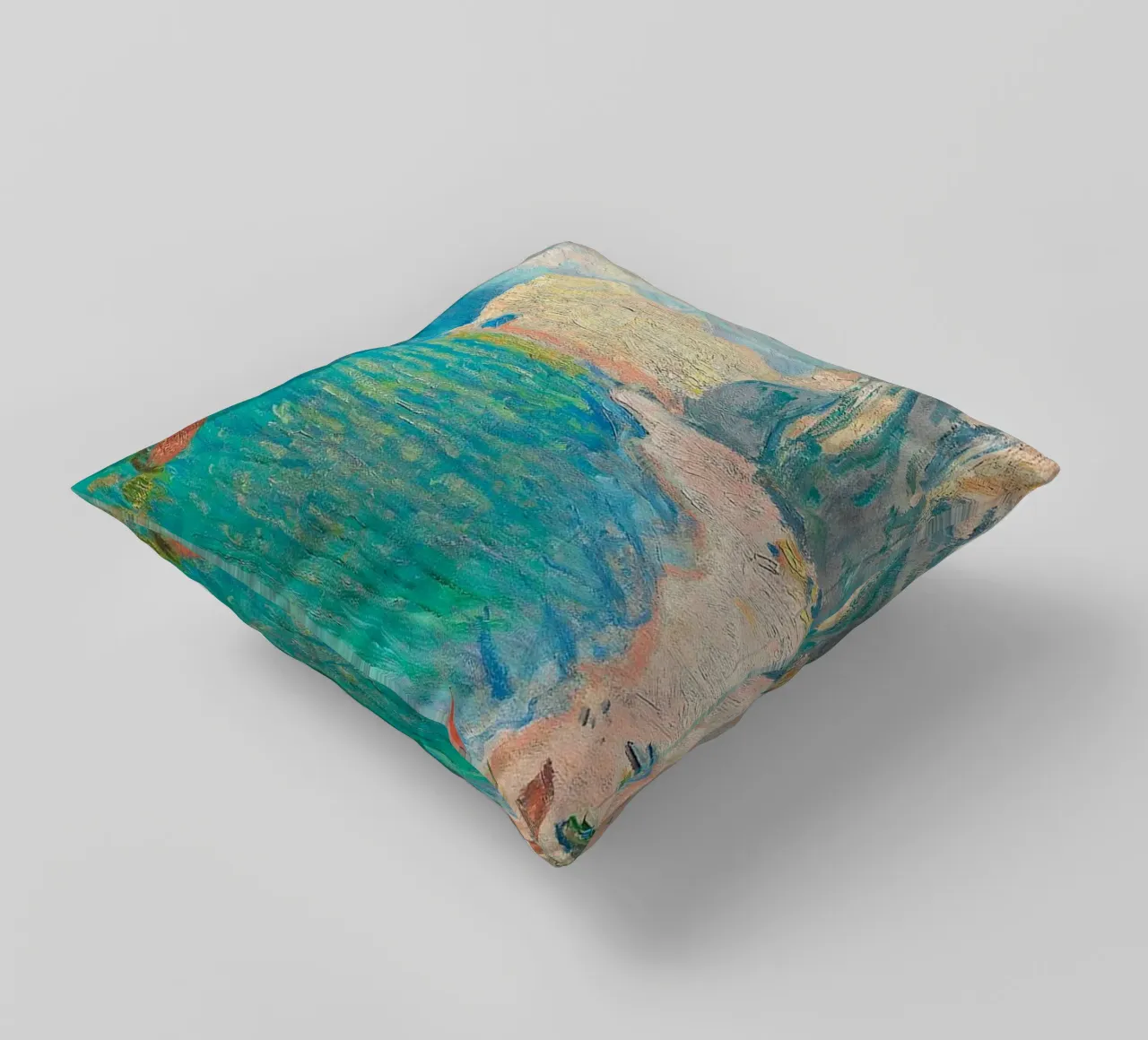 pittura di vedute panoramiche claude monet cuscino da belong shop