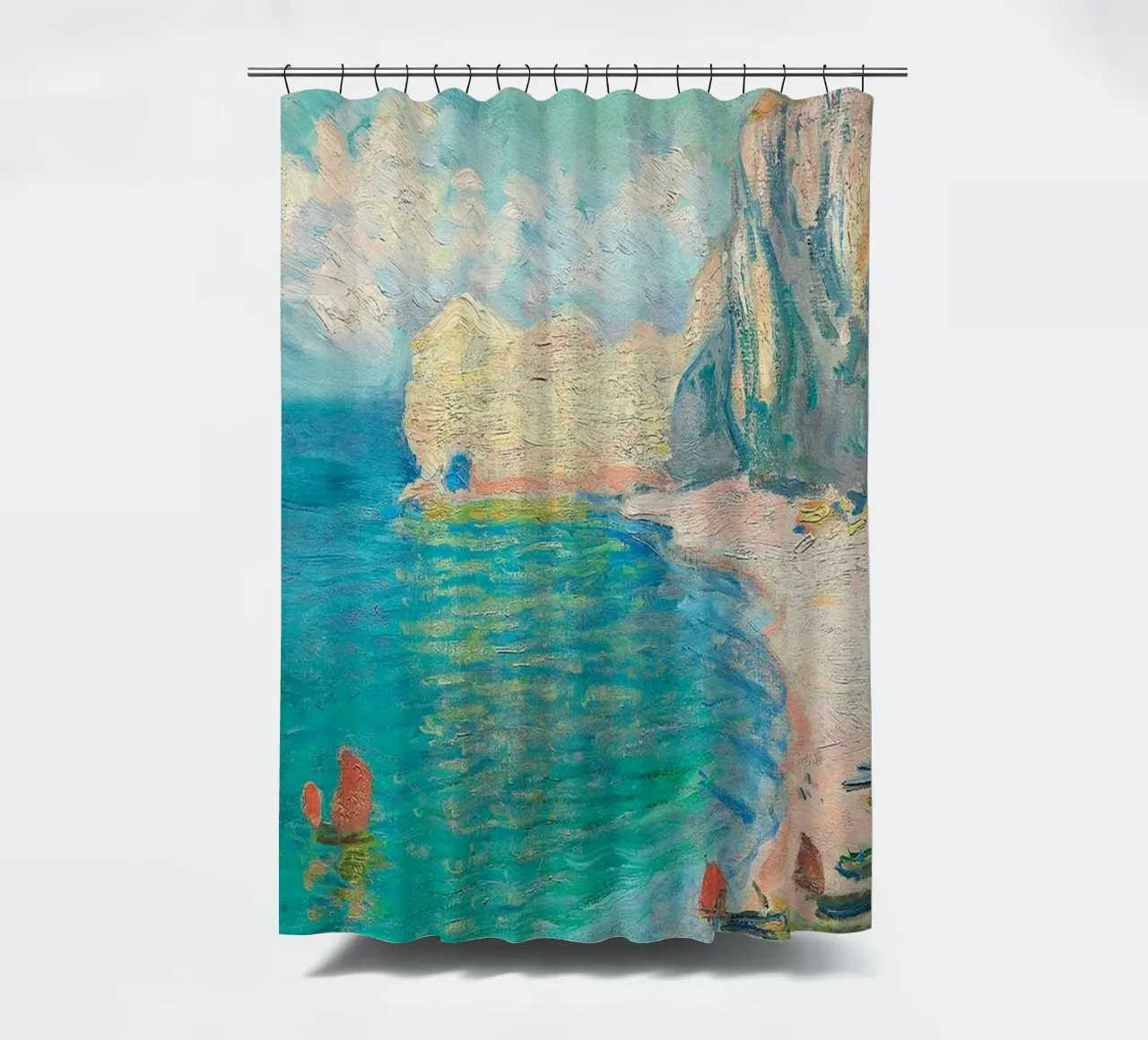 tableau panoramique claude monet rideau de douche de belong shop