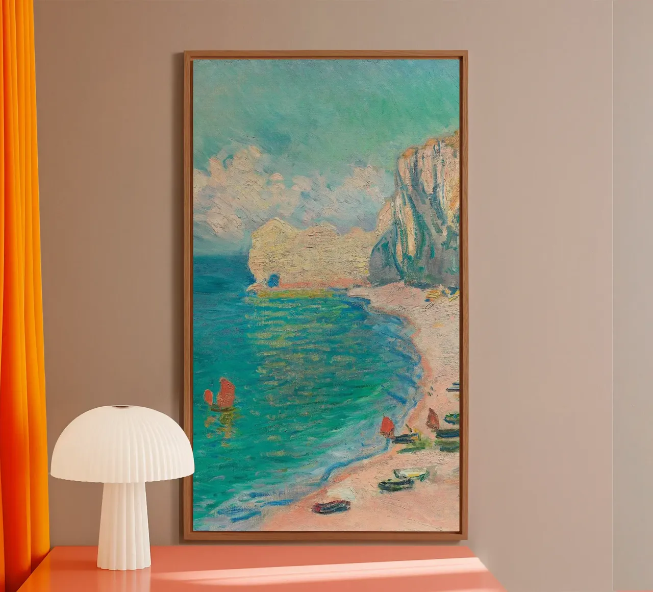 scenic-view painting claude monet forex plate by belong shop