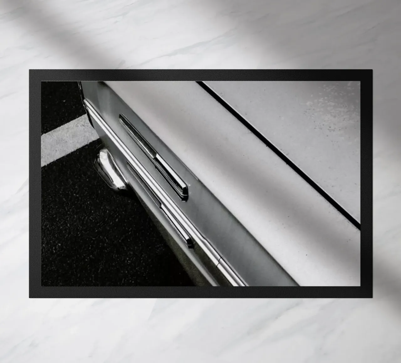 Abstract Dodge doormat by Sebastian Hilgetag