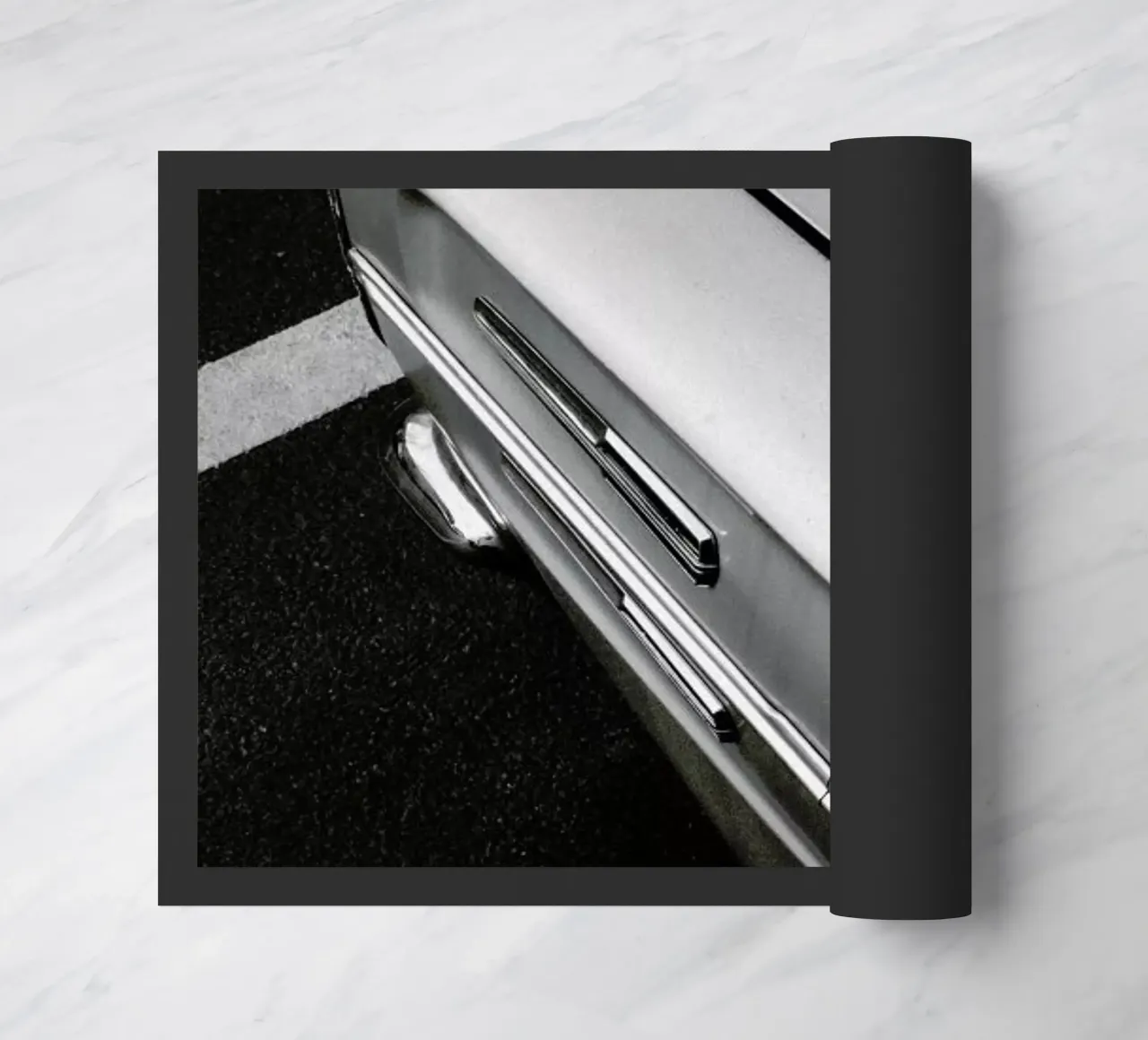 Abstract Dodge doormat by Sebastian Hilgetag