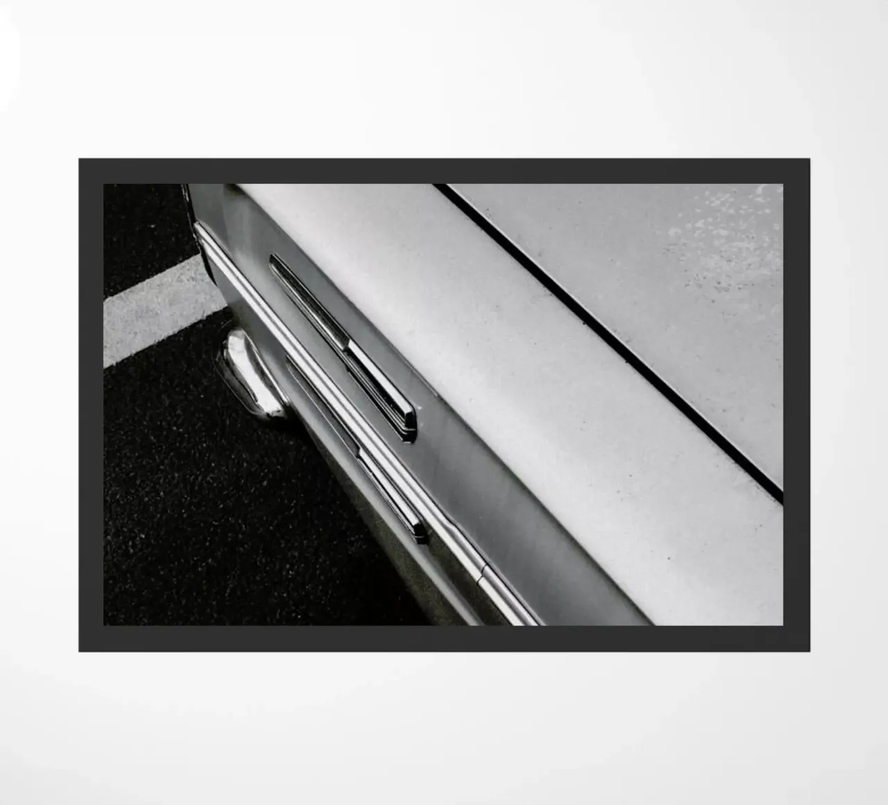 Abstract Dodge doormat by Sebastian Hilgetag