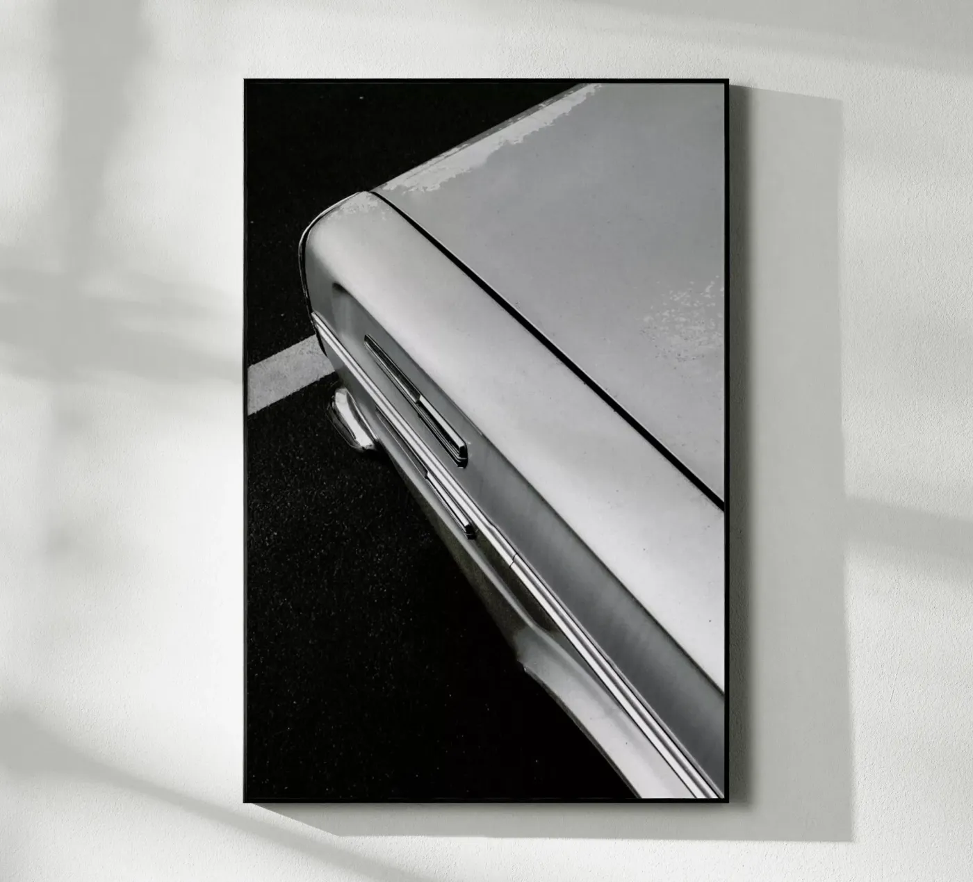 Abstract Dodge acryl van Sebastian Hilgetag