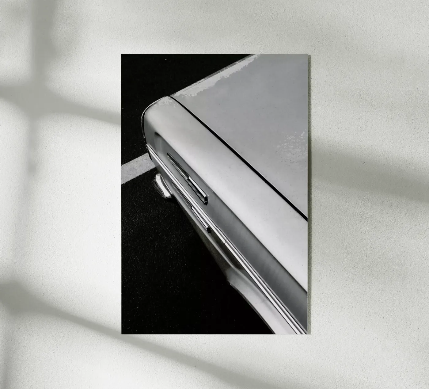 Abstract Dodge acryl van Sebastian Hilgetag