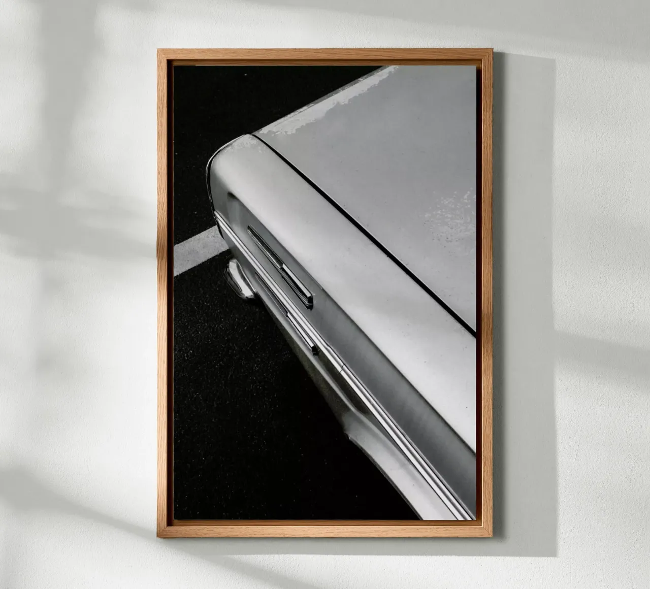Abstract Dodge canvas met Baklijst van Sebastian Hilgetag
