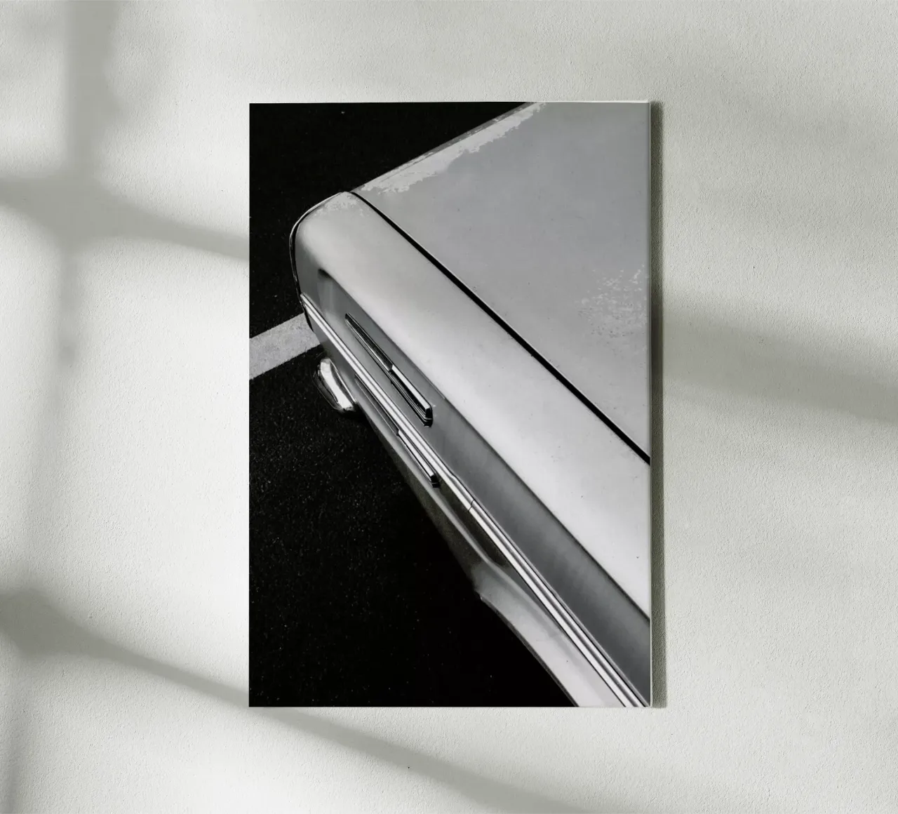 Abstract Dodge canvas met Baklijst van Sebastian Hilgetag
