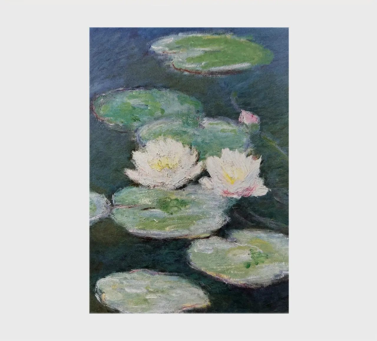 water lily in the marsh claude monet notebook by belong shop