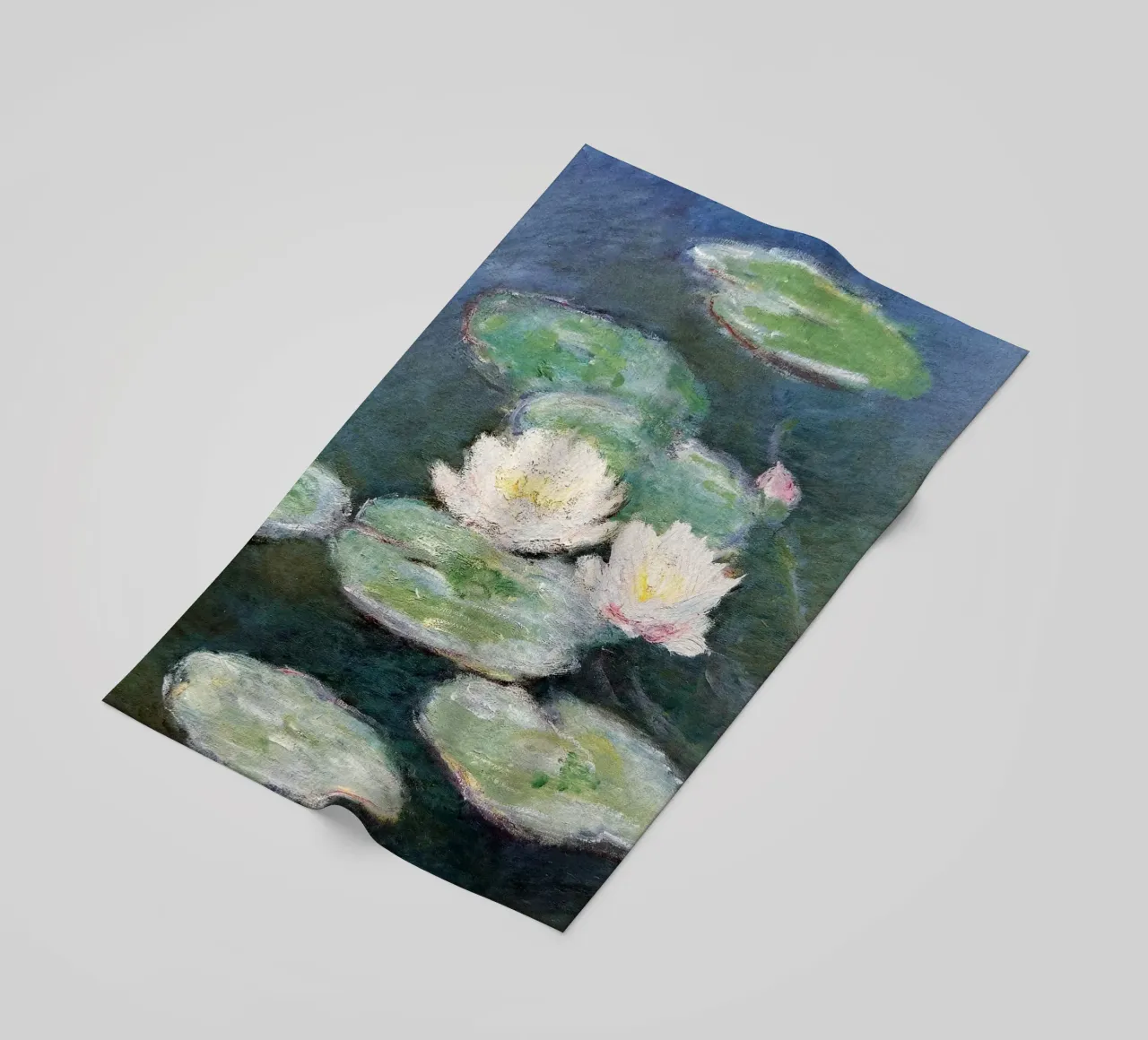 ninfea nella palude claude monet telo mare da belong shop