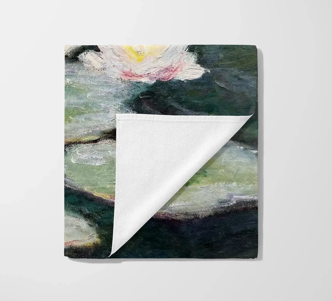 ninfea nella palude claude monet telo mare da belong shop