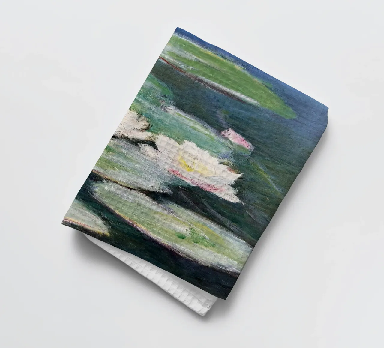 ninfea nella palude claude monet canovaccio da cucina da belong shop