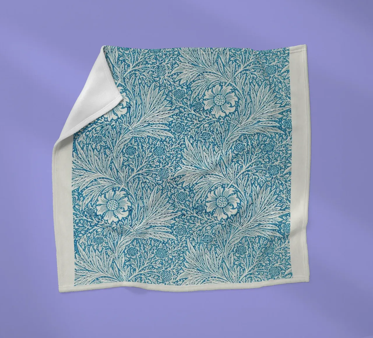 girasole blu william morris vite coperta in pile da komo store