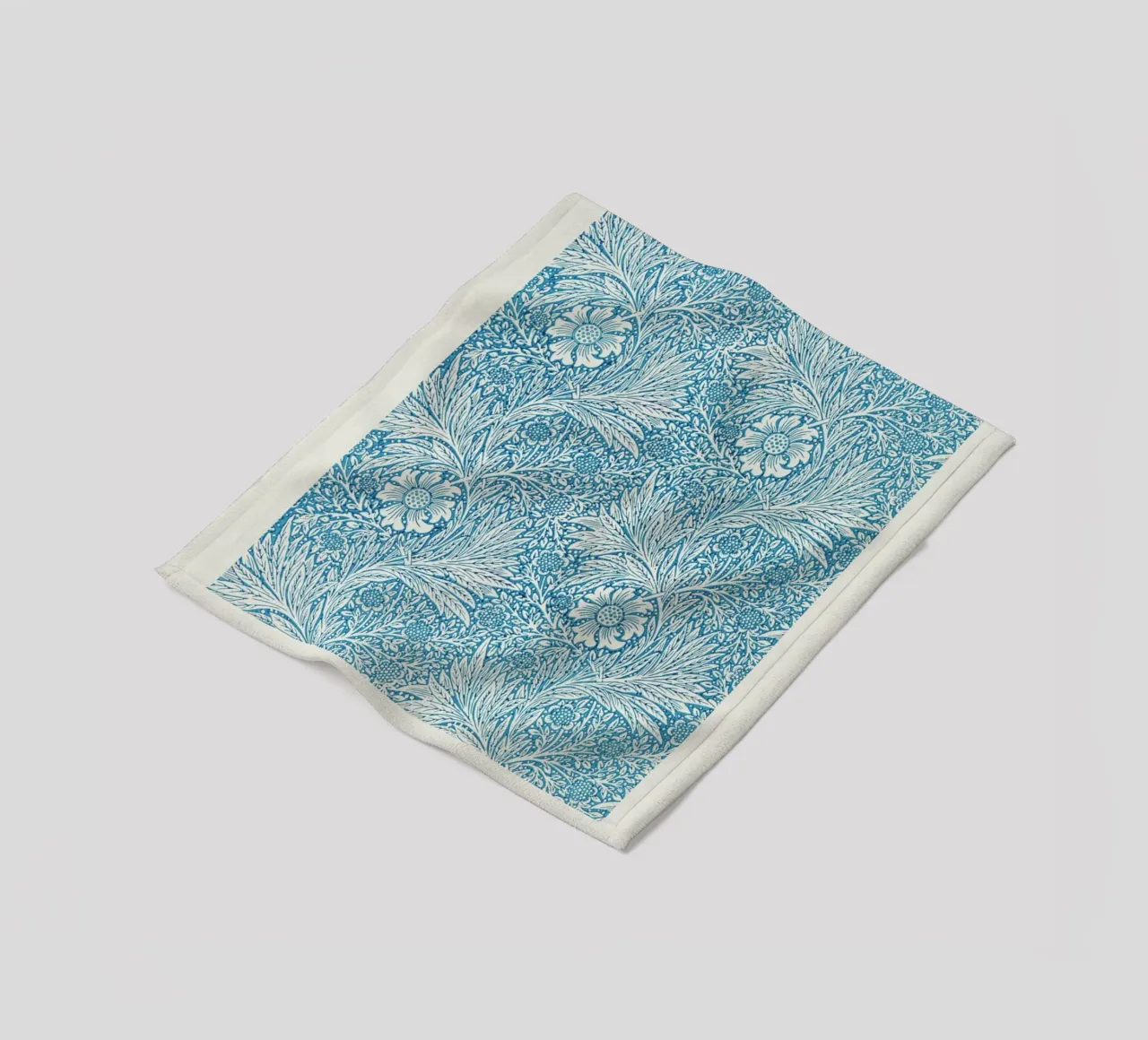 girasole blu william morris vite coperta in pile da komo store