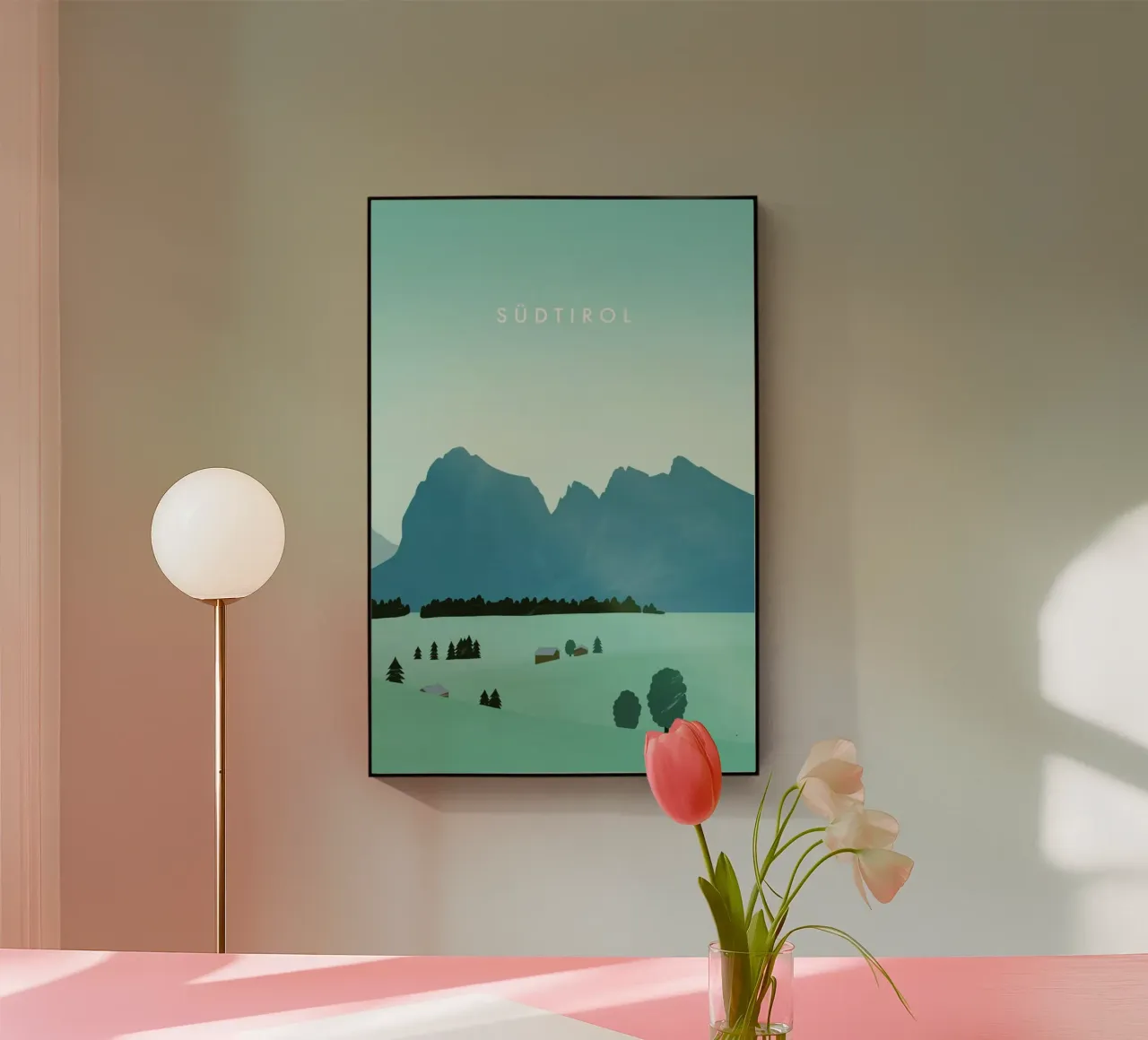 Südtirol acrylic glass by Katinka Reinke