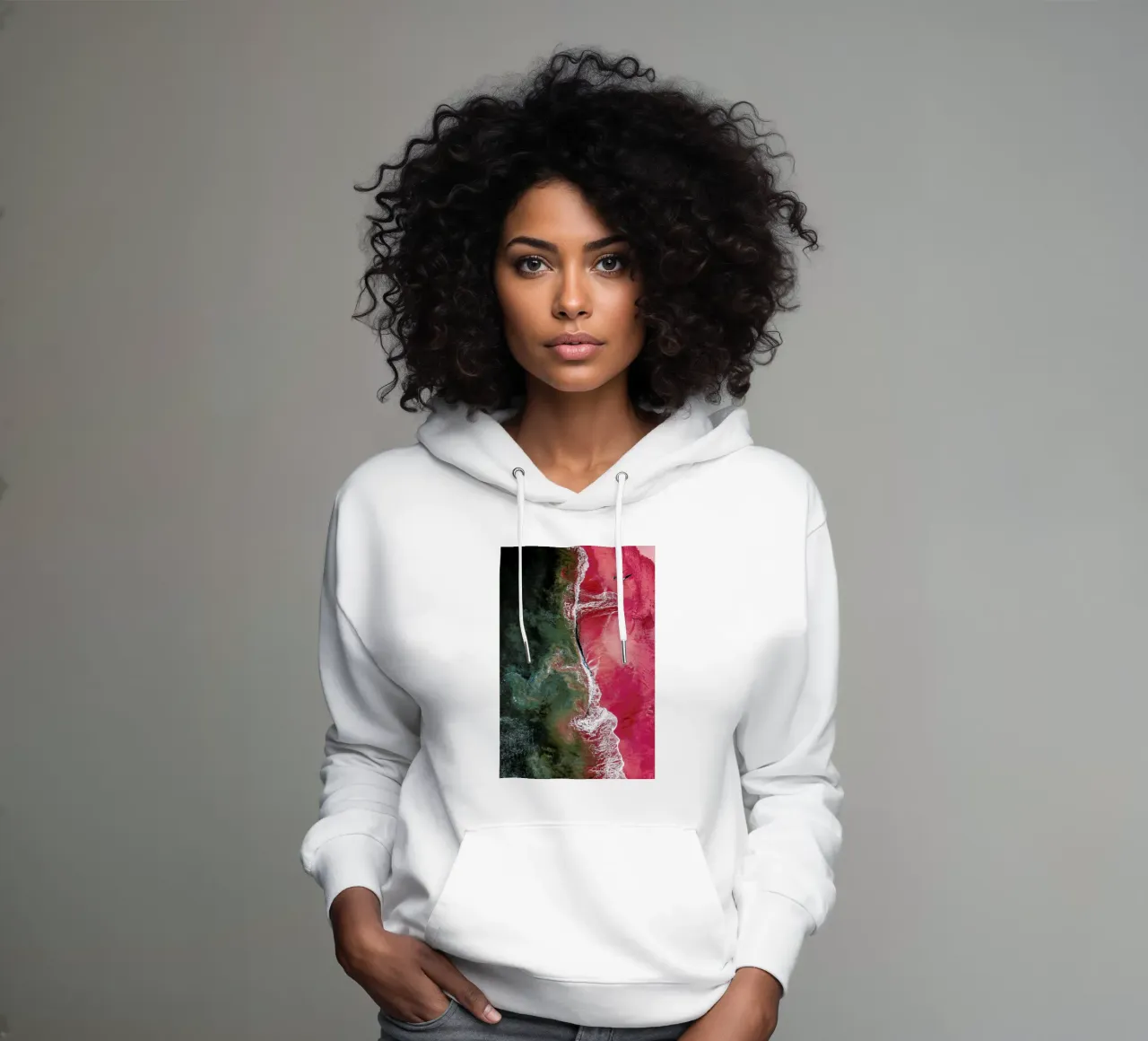 Red Landing felpa con cappuccio da EyeEm Mobile GmbH