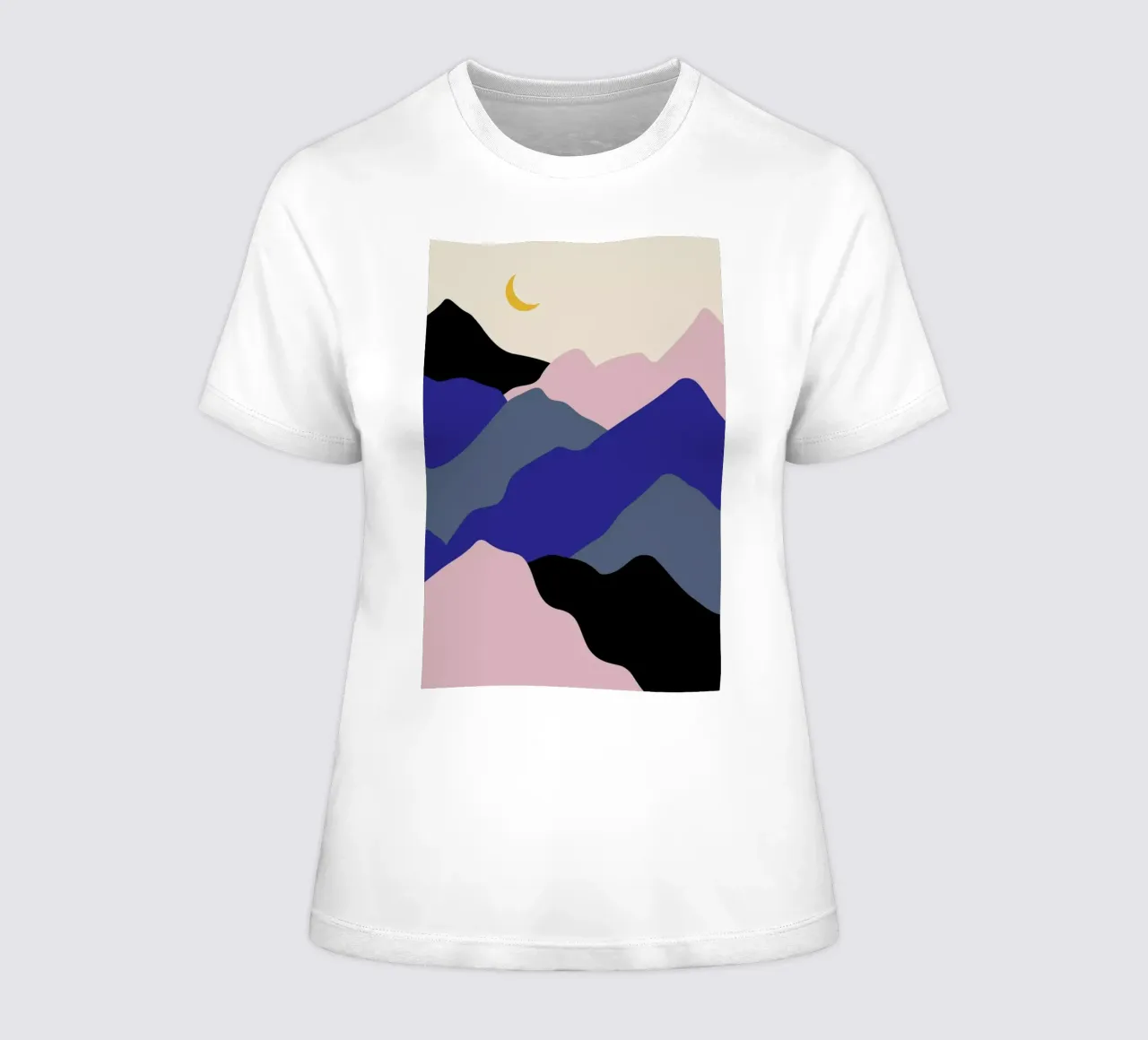 Moonrise women's fitted t-shirt by Pure
